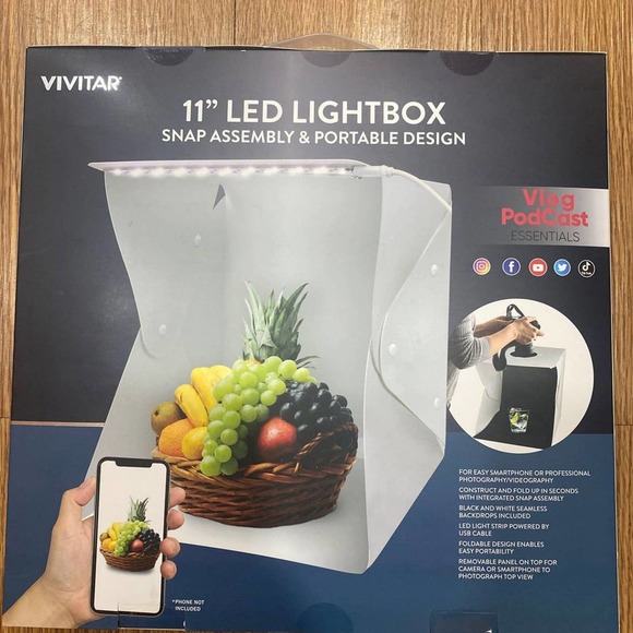 11” LED Lightbox Snap/Assembly/portable - Picture 2 of 2